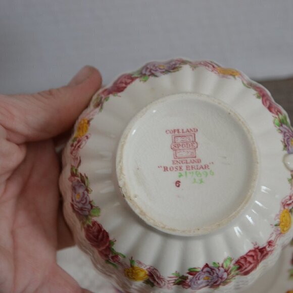 Vtg SPODE Rose Briar Teacup - Picture 3 of 6